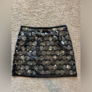 Forever 21 girls black sequin skirt - size 13/14